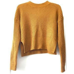 NEW Love Change Italy Chunky Cropped Knit Sweater